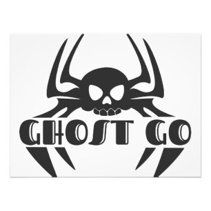 Ghost Go Spooky Season Fototryck