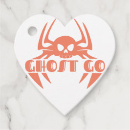 Ghost Go Spooky Season Gåvor Etiketter