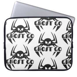 Ghost Go Spooky Season Laptop Fodral