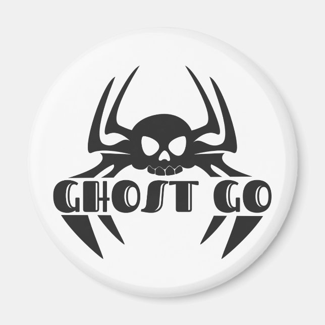 Ghost Go Spooky Season Magnet (Framsidan)