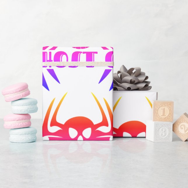 Ghost Go Spooky Season Presentpapper (Baby Shower)