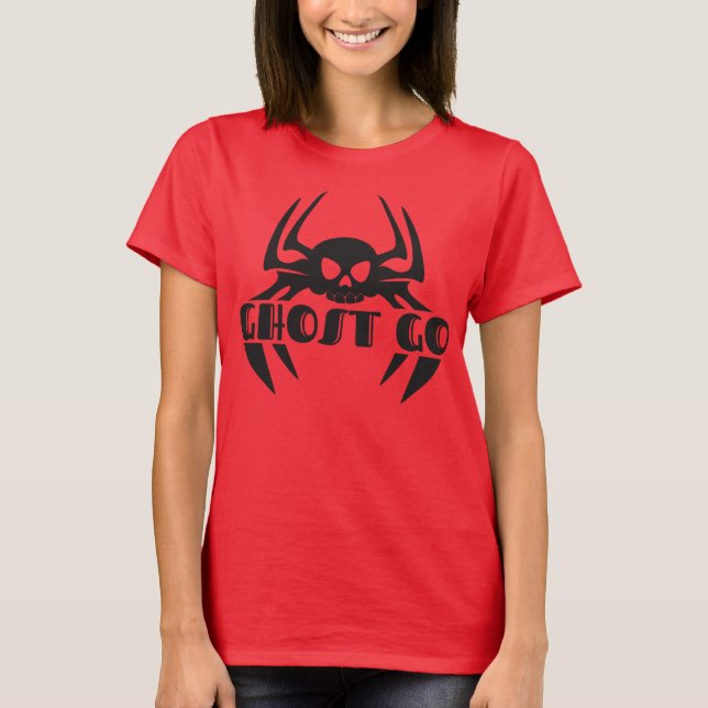 Ghost Go Spooky Season T-Shirt (Framsida)