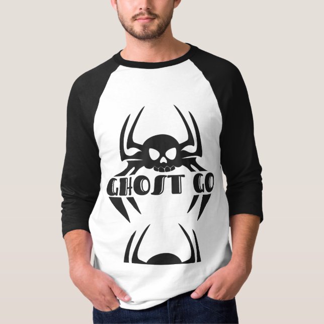 Ghost Go Spooky Season T Shirt (Framsida)
