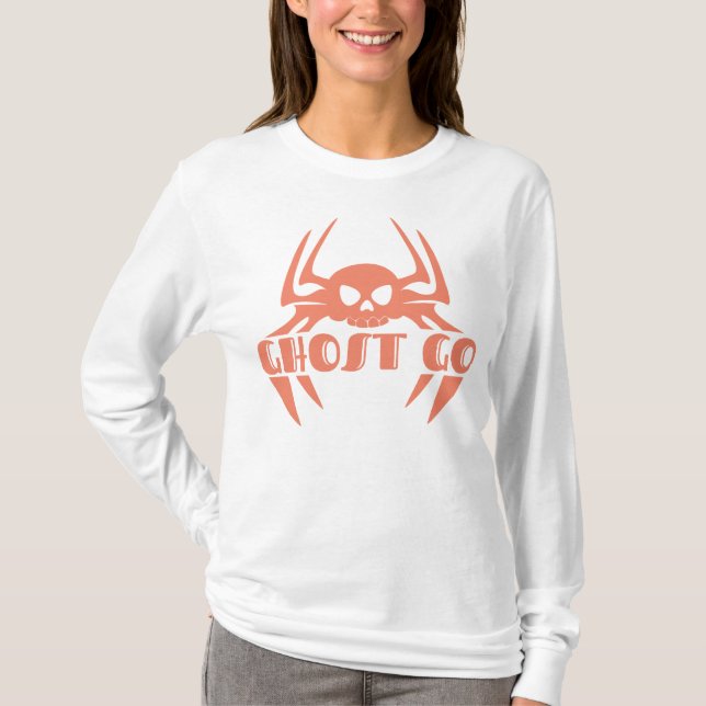Ghost Go Spooky Season T Shirt (Framsida)