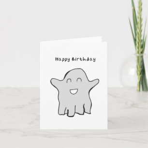 Ghost Grattis på födelsedagen-kort Kort