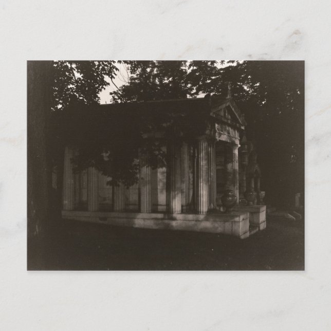 Ghost Grav Avstånd vykort (Framsida)