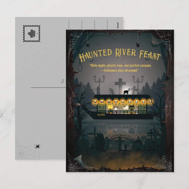 GhoST Graveyard Cruise Helg Vykort (Fram/baksida)