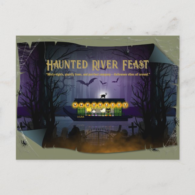 GhoST Graveyard Cruise Helg Vykort (Framsida)