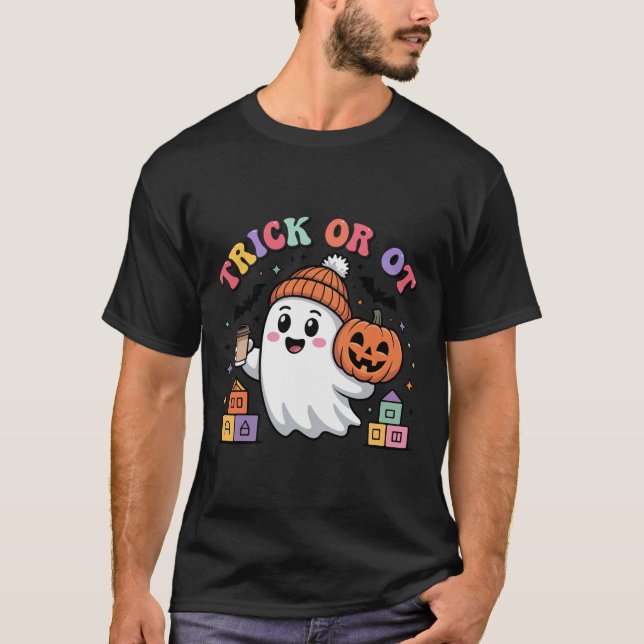 Ghost Hall eller OT-eoky Occupy Therapy T Shirt (Framsida)