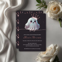Ghost Halloween Baby Shower Little Boo