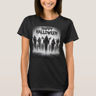 Ghost Halloween Costume Manar Women Scary Ghost Ha T Shirt