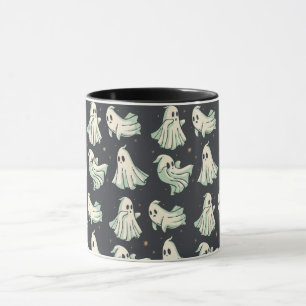 Ghost Halloween Customized namn Mugg