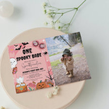 Ghost Halloween en spooky babe Groovy Birthday