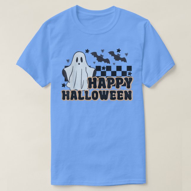 Ghost Halloween fest Happy halloween 2022 för A T Shirt (Design framsida)