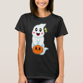 Ghost Halloween Handbag Pumpkin T Shirt