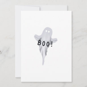 Ghost Halloween-kort Julkort