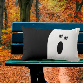 Ghost Halloween Lumb med modern minimal Abstrakt Lumbarkudde