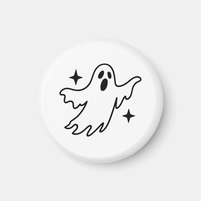 Ghost Halloween Magnet (Framsidan)