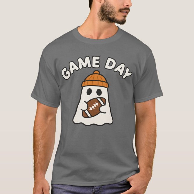 Ghost Halloween-speldagen T Shirt (Framsida)