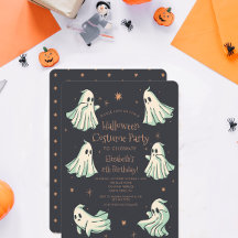 Ghost Halloween Spooktacular Costum-Födelsedagsfes