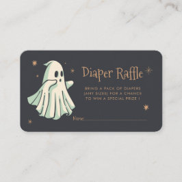 Ghost Halloween Spooktacular Diaper Raffle Tilläggskort