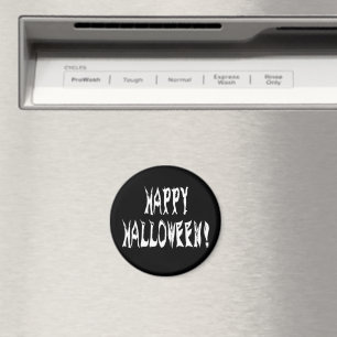 Ghost Halloween-text Magnet