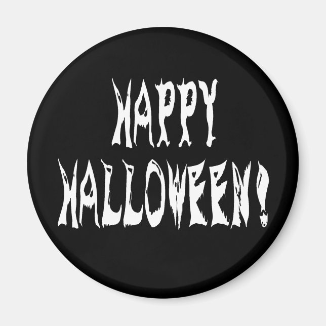 Ghost Halloween-text Magnet (Framsidan)