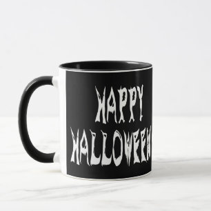 Ghost Halloween-text Mugg