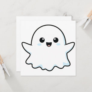 Ghost Halloween TS TShirt Inbjudningar