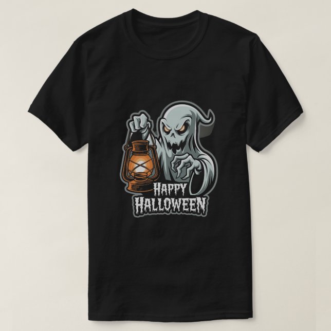 Ghost: Happy halloween T Shirt (Design framsida)