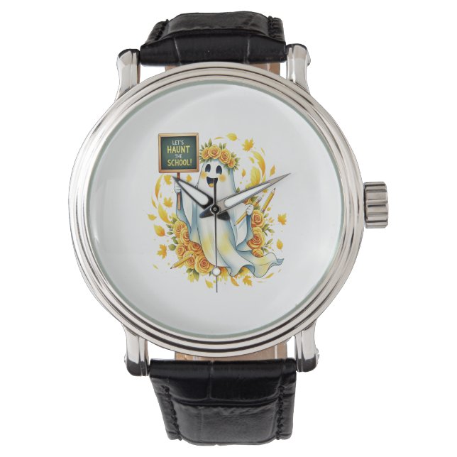 Ghost Haunt School Halloween Armbandsur (Framsida)