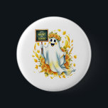 Ghost Haunt School Halloween Knapp<br><div class="desc">Ghost Haunt School Halloween</div>