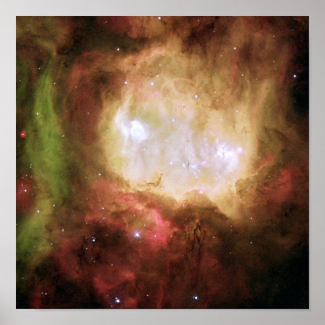 Ghost Head Nebula Space NASA Poster (Framsidan)