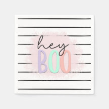 Ghost Hej Boo Pastel Rosa Halloween Birthday