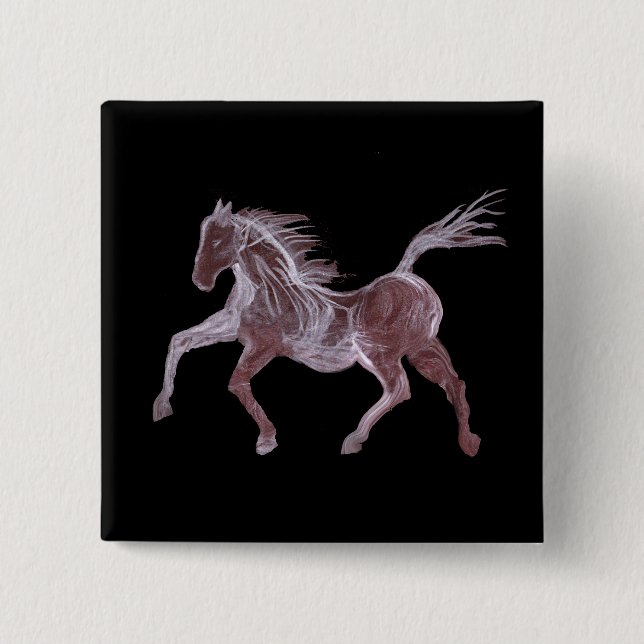Ghost Horse Dancing Knapp (Framsida)
