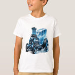 Ghost Hot Rod T Shirt<br><div class="desc">Cruise the shadows with the Ghost Hot Rod, a bold and stylized design that blends classic hot rod attitude with a supernatural twist. Featuring a side-angle hot rod with gigantic rear tires, a raised engine, and a ghostly semi-transparent body with glowing highlights, this exaggerated machine brings haunting energy to any...</div>
