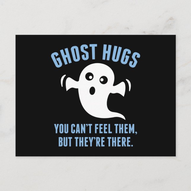 Ghost Hugs Vykort (Framsida)