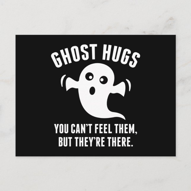 Ghost Hugs Vykort (Framsida)