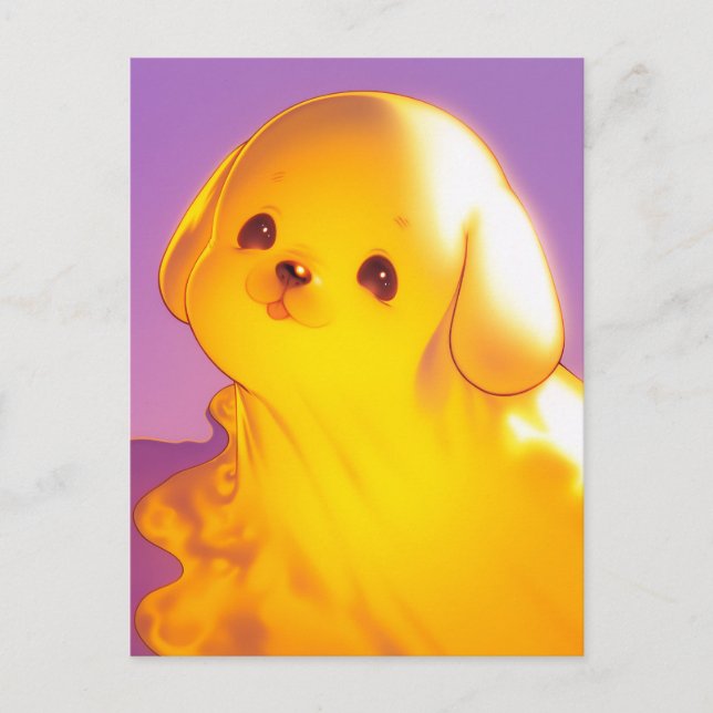 Ghost Hund Vykort (Framsida)