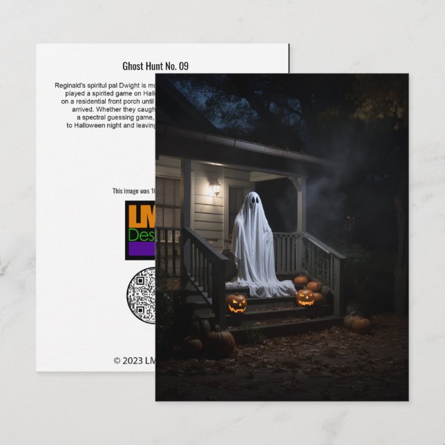 Ghost Hunt nr 09 Tack Kort (Fram/baksida)