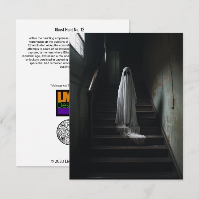 Ghost Hunt nr 12 Tack Kort (Fram/baksida)