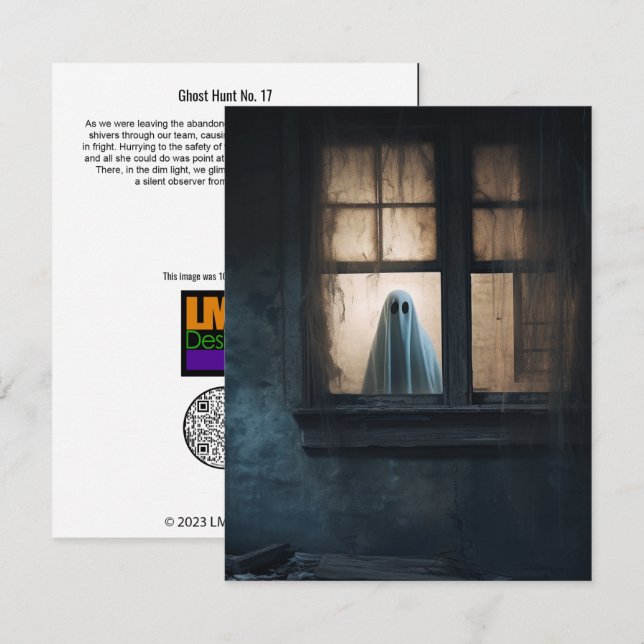 Ghost Hunt nr 17 Tack Kort (Fram/baksida)