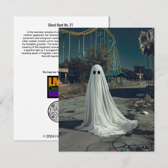 Ghost Hunt nr 21 Tack Kort (Fram/baksida)