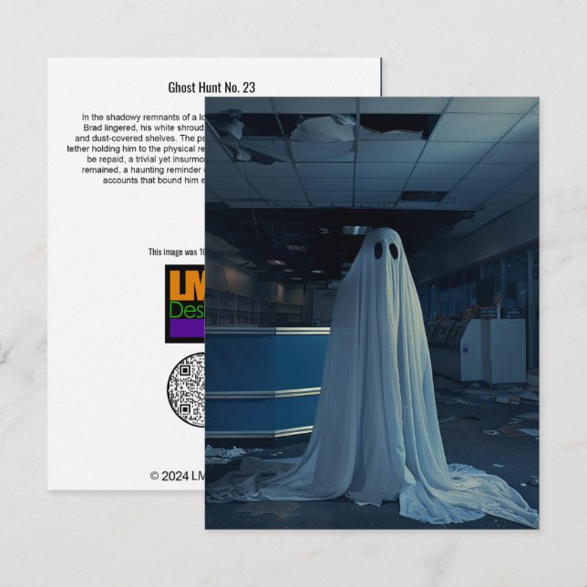 Ghost Hunt nr 23 Tack Kort (Fram/baksida)