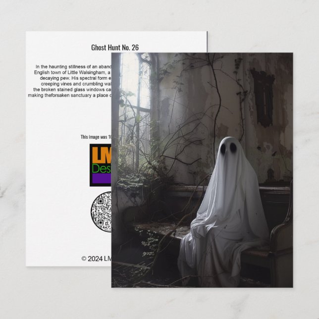 Ghost Hunt nr 26 Tack Kort (Fram/baksida)