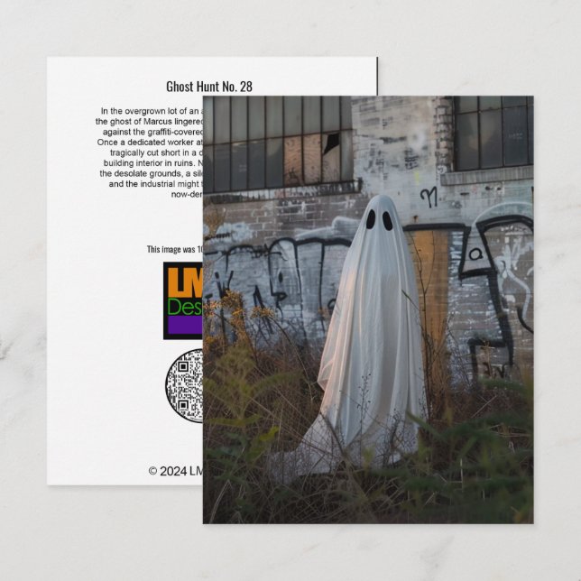 Ghost Hunt nr 28 Tack Kort (Fram/baksida)