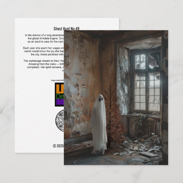 Ghost Hunt nr 49 Tack Kort (Fram/baksida)
