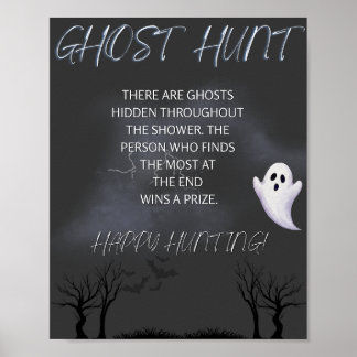 Ghost Hunt-skylten är på väg. Poster