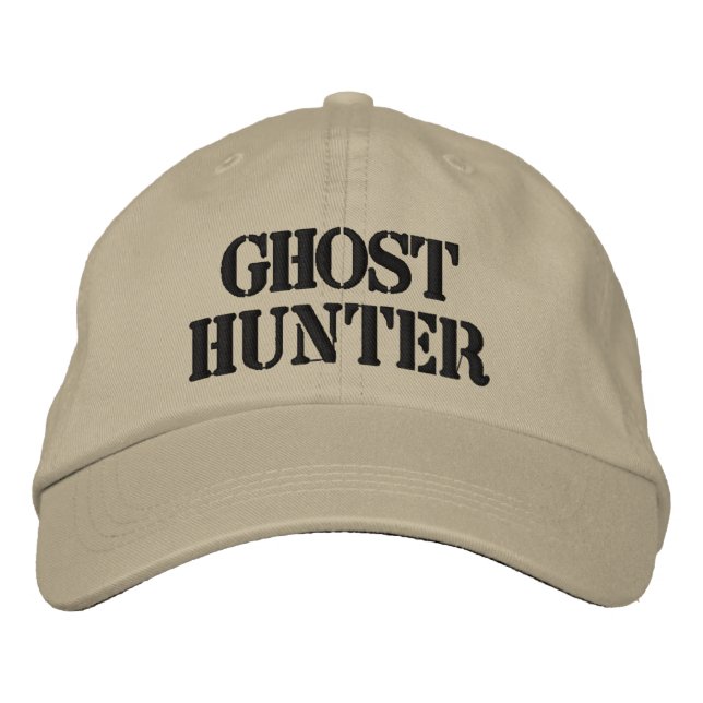 Ghost Hunter Embroized Hat Broderad Keps (Framsida)