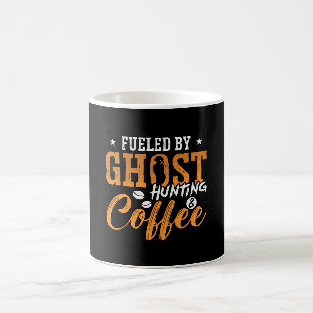 Ghost Hunter Fueled By Ghost Hunting Coffee Hunt Kaffemugg (Center)